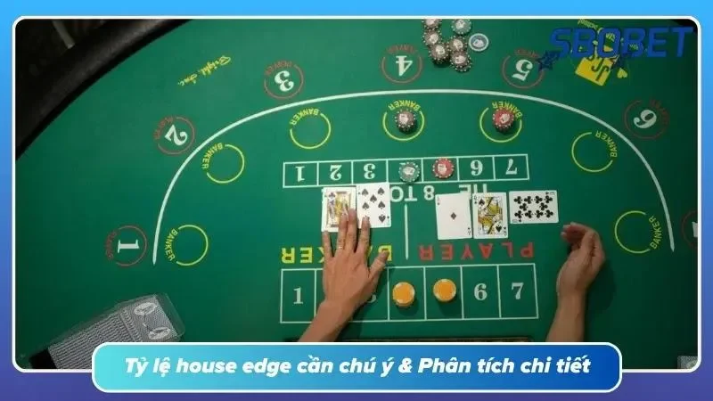 Bảng tỷ lệ house edge do nhà cái đưa ra