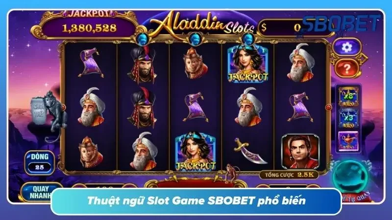 Học thuộc thuật ngữ Slot Game SBOBET hỗ trợ giao tiếp