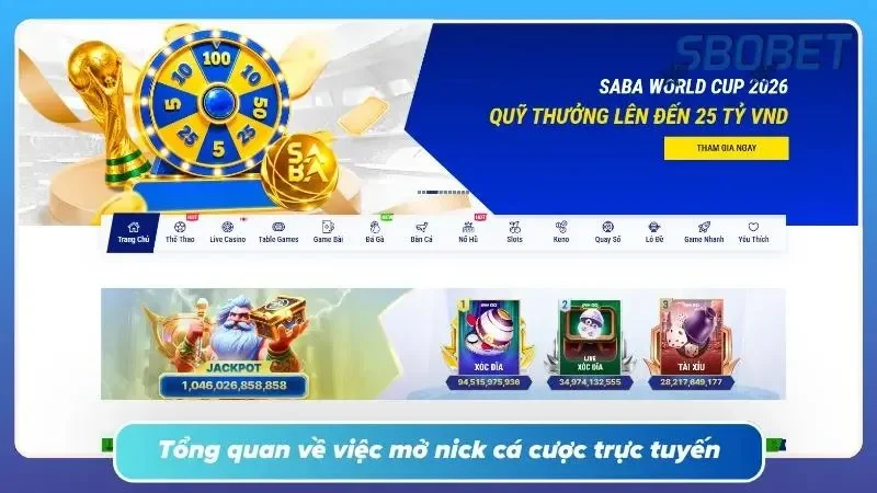 Giao diện trang chủ đăng ký thiết lập nick giải trí sang trọng