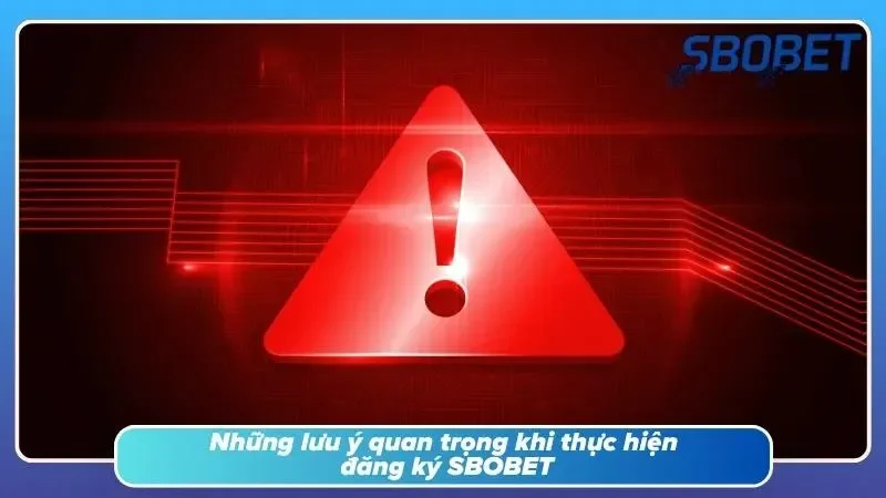 Bảng ghi chú các lưu ý bảo mật thông tin cá cược