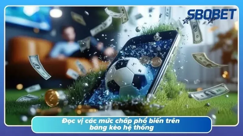 Cách đọc các mức chấp trên bảng kèo thể thao