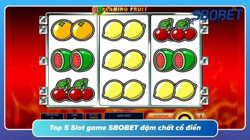 Khám phá kho tàng Slot Game SBOBET mang phong cách 3 cuộn