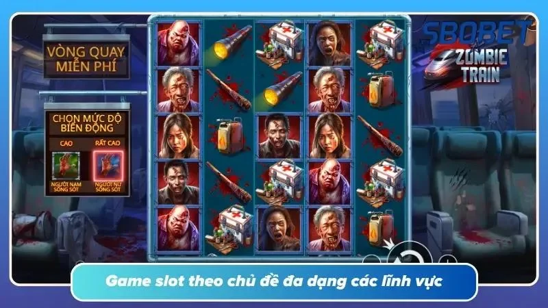 Các trò chơi slot theo chủ đề cho tay game thoải mái lựa chọn