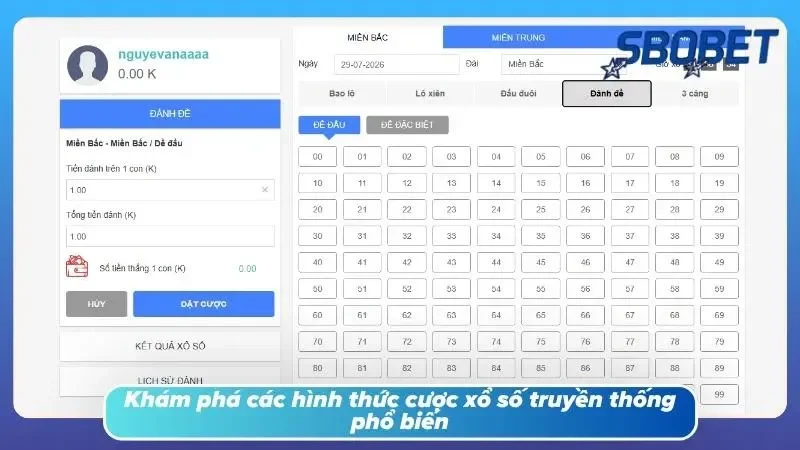4 hình thức chơi xổ số truyền thống SBOBET mà bạn nên biết